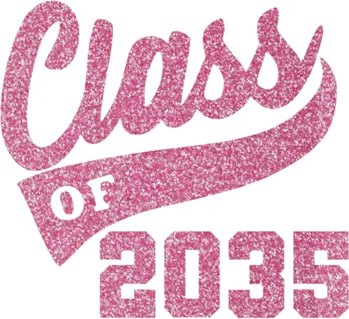 Vista 22 de Senior 2035 Iron On Transfer for Shirts, Black
