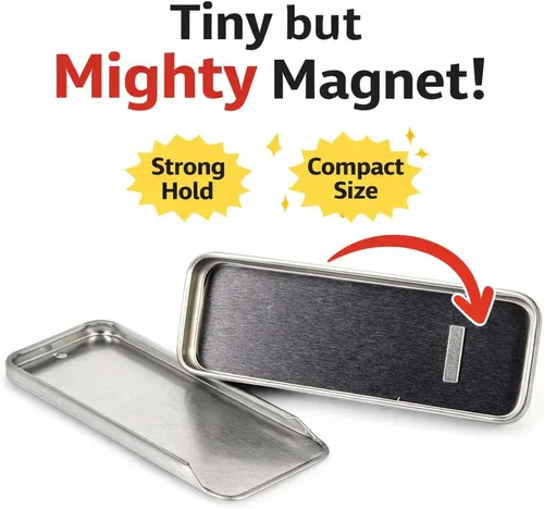 Vista 3 de Estuche magnético para agujas de coser excelentes agujas de costura Faux Vintage Pasador de costura compacto y estuche para agujas, gran regalo