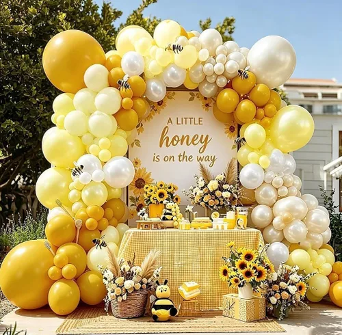 Vista 12 de Guirnalda de globos de oro blanco y negro, doble relleno, globos de color arena perla, champán, crema, beige, kit de arco de globos para Halloween