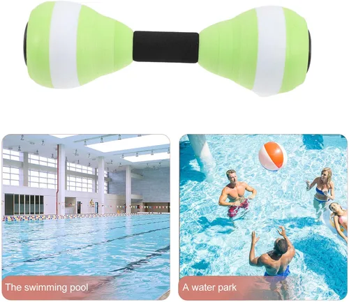 Vista 3 de VANZACK Pesas para Ejercicios Pesas para Ejercicios 1 par de mancuernas flotantes de agua Eva Fitness Deportes Piscina Ejercicio Mancuerna Equipo