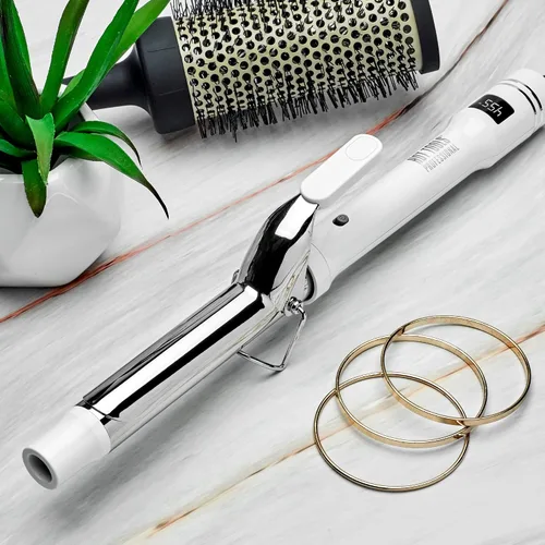 Vista 5 de HOT Tools Pro Artist - Rizador digital de oro blanco, 1 pulgada