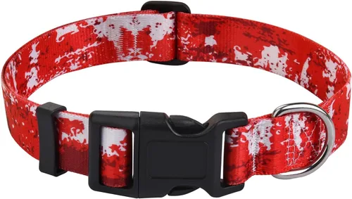 Vista 27 de Collar para Perros para Perros Pequeños y Gatos, Collar Suave y Cómodo para Mascotas para Perros Pequeños, Medianos y Grandes, Patrón Geométrico