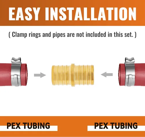 Vista 4 de SUNGATOR Paquete de 2 acoplamientos Pex de 1 pulgada, accesorios Pex de 1 pulgada