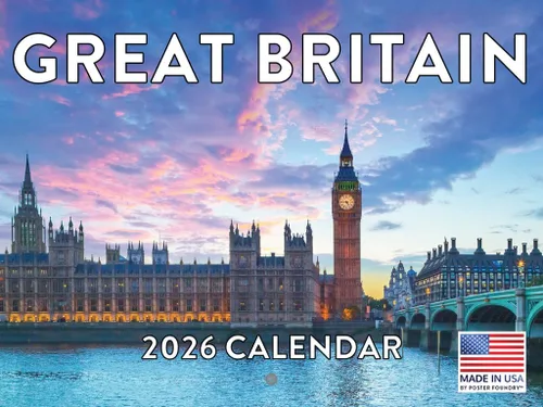 Vista 16 de Calendario Argentina 2026 Calendario mensual de pared de 12 meses Fabricado en Estados Unidos