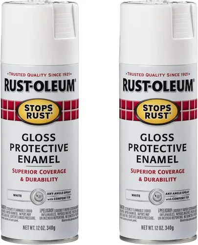 Vista 72 de Rust-Oleum 7776830 - Pintura en aerosol para prevención del óxido, 12 onzas, negro plano