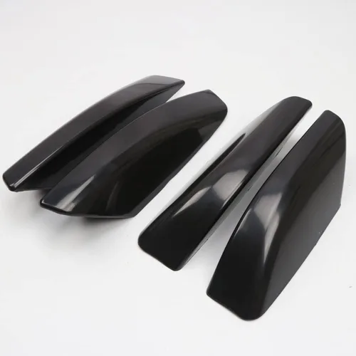 Vista 6 de HIGH FLYING Cubiertas protectoras negras para patas de rieles de techo para Toyota 4Runner N210 2003-2009 Negro