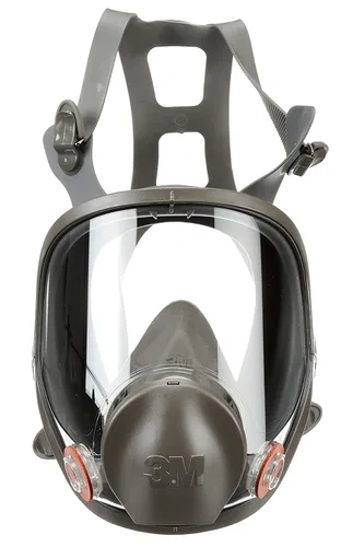 Vista 2 de 142-6900 - Respirador reutilizable de seguridad para mascarilla completa, color gris oscuro, grande y 3M 6800, vaporizadores de pintura, polvo
