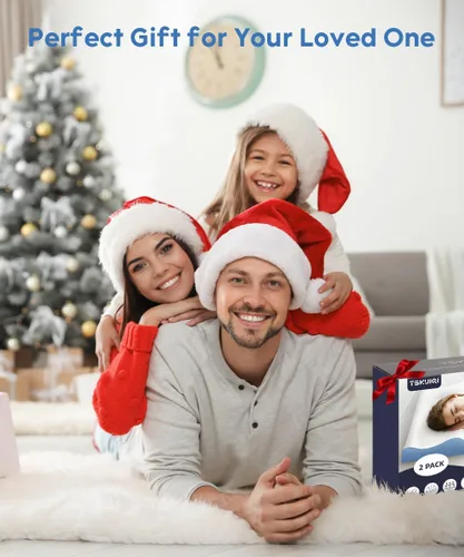 Vista 8 de Almohada cervical para aliviar el dolor de cuello – Almohada de contorno de espuma viscoelástica para dormir, almohada de cuello de doble zona