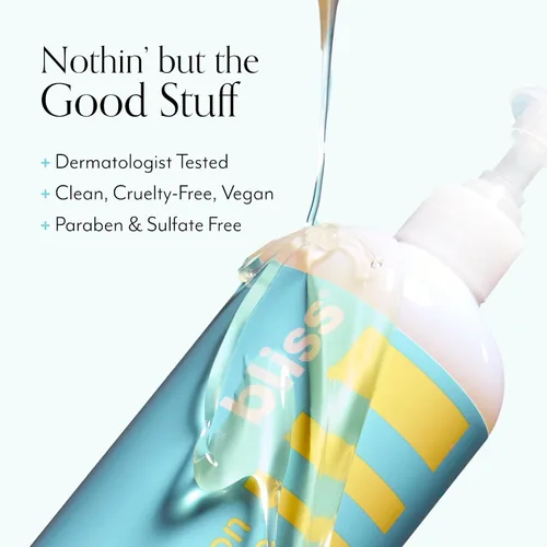 Vista 6 de Bliss Body Summer Trio: Mantequilla corporal de naranja sanguina y pimienta blanca, jabón jabonoso de limón y salvia y esmalte corporal de piel