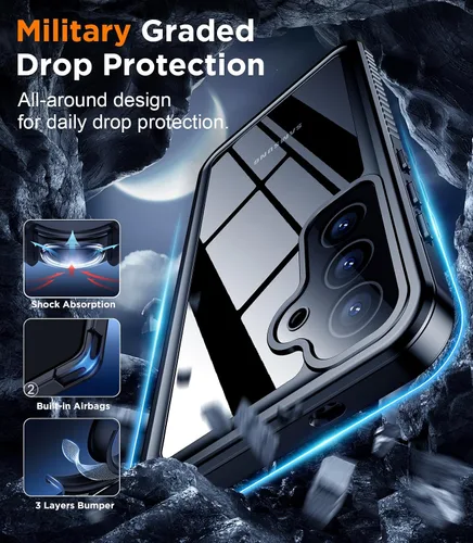Vista 174 de Temdan - Funda impermeable diseñada para iPhone 12, protector de pantalla y cámara integrado IP68 bajo el agua, cuerpo completo, a prueba de caídas