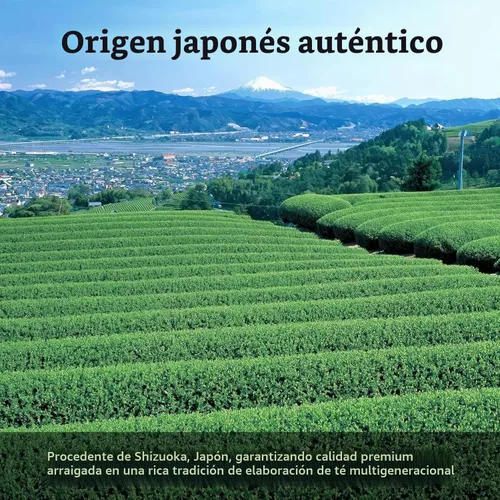 Vista 6 de SUGIMOTO Té japonés Genmaicha con hoja suelta Matcha 3.5 oz