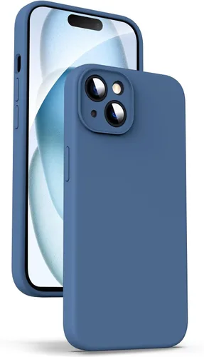 Vista 76 de Supdeal Funda de silicona líquida para iPhone Air - [Protección total para la cámara] [Forro de microfibra suave antiarañazos] Funda de teléfono
