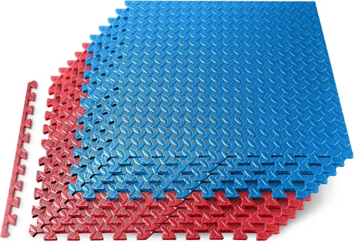 Vista 16 de SQUATZ Tapete grueso de espuma entrelazada para rompecabezas que protege los suelos del ejercicio del equipo de gimnasio, textura antideslizante