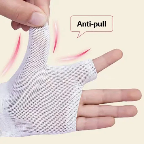 Vista 3 de 4 piezas de tope de succión de pulgar para niños y bebés, protector de pulgar para chupar el pulgar (S)