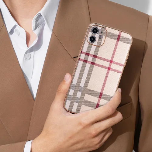 Vista 5 de Funda para iPhone 11 LINXUXIE, Funda de cuero de moda, Funda protectora de TPU suave con protección contra caídas y a prueba de golpes para mujeres