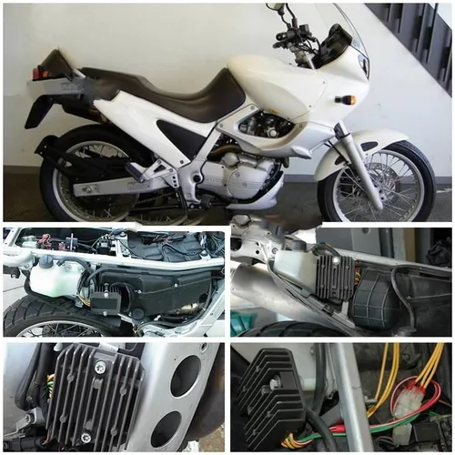 Vista 5 de Rectificador Aluminio Motocicleta Regulador de Voltaje Rectificador Rectificador Accesorios de Repuesto para 650 F650 GS ST CS G650X F800S F800ST