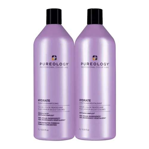 Vista 11 de Pureology Kit de Champú y Acondicionador Hidratante - Para Cabello Seco, Medio a Grueso y Teñido, Suaviza y Hidrata Profunda, Sin Sulfatos
