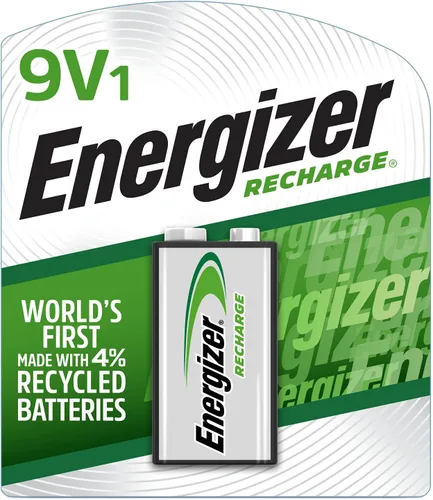 Vista 2 de Energizer Baterías C recargables, batería recargable C precargada y recargable de 9 V, paquete combinado de 6