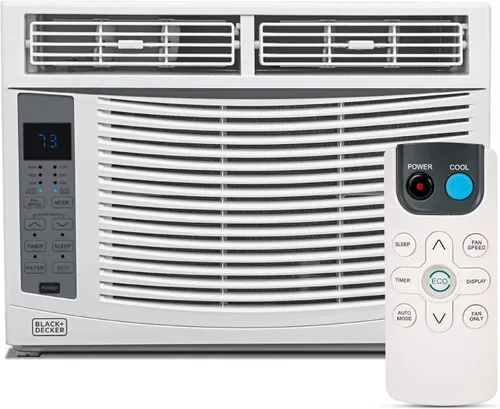Vista 9 de BLACK+DECKER Aire acondicionado de ventana 5,000 BTU, BWAC05MWTB, blanco