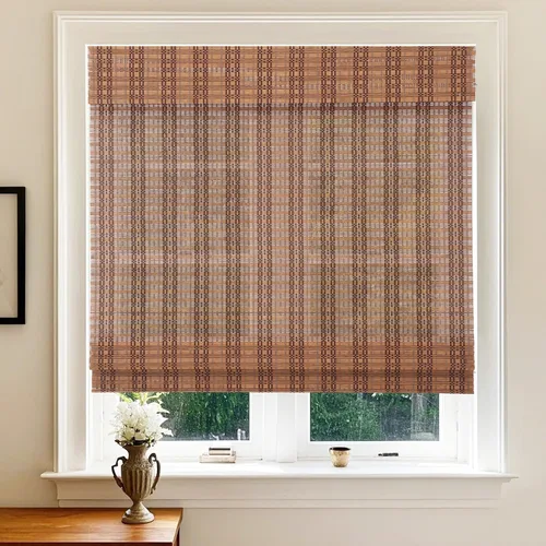 Vista 13 de LETAU Persianas romanas de madera sin cordón, sin taladro, sin herramientas, persianas romanas de bambú con filtro de luz para interiores, hogar