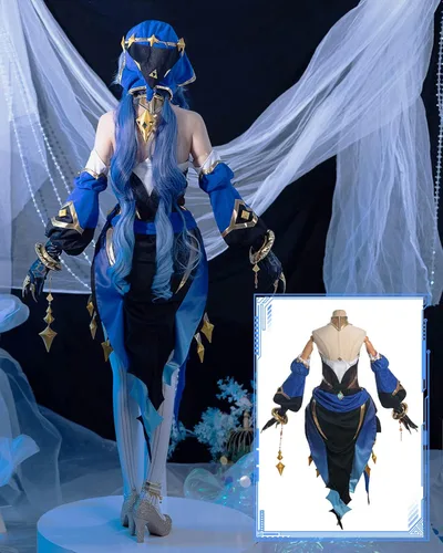 Vista 3 de Nuoqi Venti Cosplay Raiden Shogun Cosplay Yae Miko Cosplay Genshin Impact Cosplay Disfraces