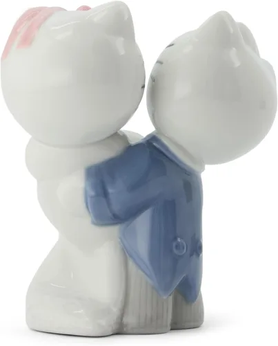 Vista 4 de NAO ¡Hello Kitty se casa! Figura de porcelana de Hello Kitty.