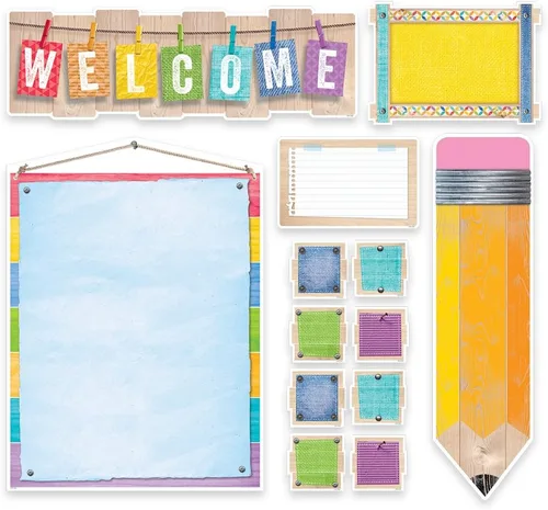 Vista 11 de Creative Teaching Press Tablero de anuncios 3D POP! Picket Fence (10173)