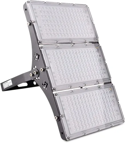 Vista 13 de papasbox Luz de inundación LED de 100 W para exteriores, luces de seguridad para exteriores de 8000 lúmenes, luces LED blancas cálidas de 3000 K