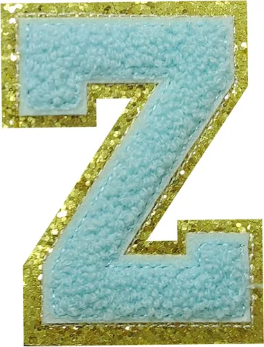 Vista 124 de 4 parches de letras de felpilla negra, parches de letras termo-adhesivas de 2.2", parches de letras de felpilla para ropa (S)