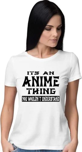 Vista 15 de Go All Out Camiseta con texto en inglés "It's an Anime Thing You Wouldn't Understand" para mujer Athletic Heather