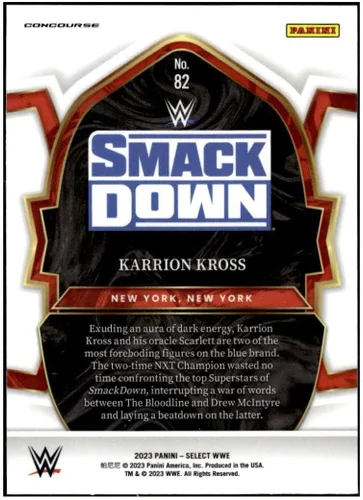Vista 2 de KARRION KROSS 2023 Panini Select Hobby #82 WWE MT+-MT+ Wrestling Concourse