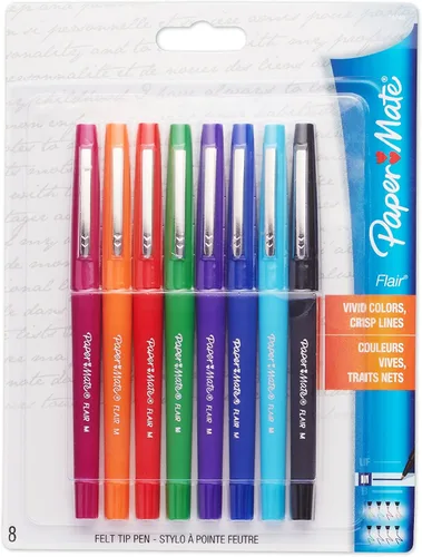 Vista 8 de Paper Mate - Bolígrafos de punta de fieltro, punta media (0.7 mm)