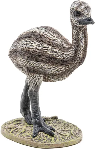 Vista 3 de Papo - Figura realista de bebé Emu - A partir de 3 años - Colección Wild Life - Juego educativo de pájaros jóvenes - Juguete de idea de regalo
