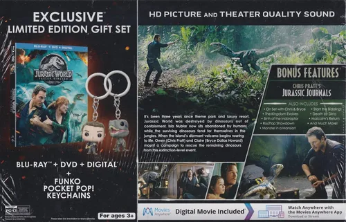 Vista 2 de Jurassic World Fallen Kingdom Limited Edition Gift Set