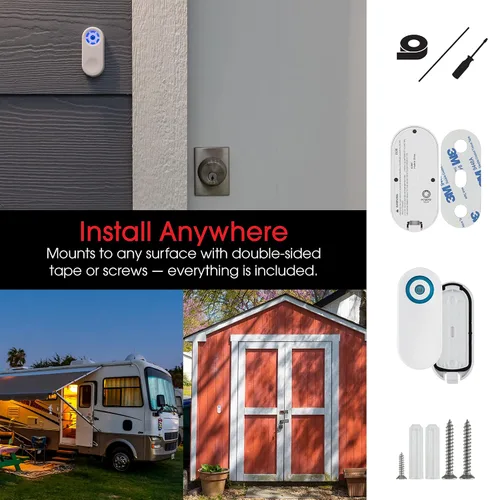 Vista 5 de Power Gear Cámara de Seguridad Señuelo, Funciona con Baterías, Luz LED Azul Intermitente, Fácil de Instalar, Vigilancia Falsa, Protección del Hogar