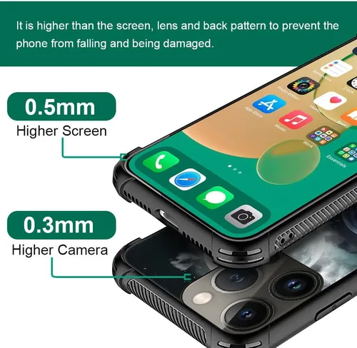 Vista 593 de Funda compatible con iPhone 15, diseño de elefantes africanos, diseño increíble a prueba de golpes, antiarañazos, carcasa trasera de policarbonato