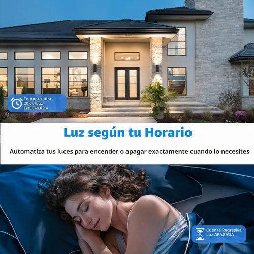 Vista 4 de Regulador de intensidad enchufable, enchufe inalámbrico con control remoto, interruptor de luz digital para lámpara compatible con Alexa, para luces