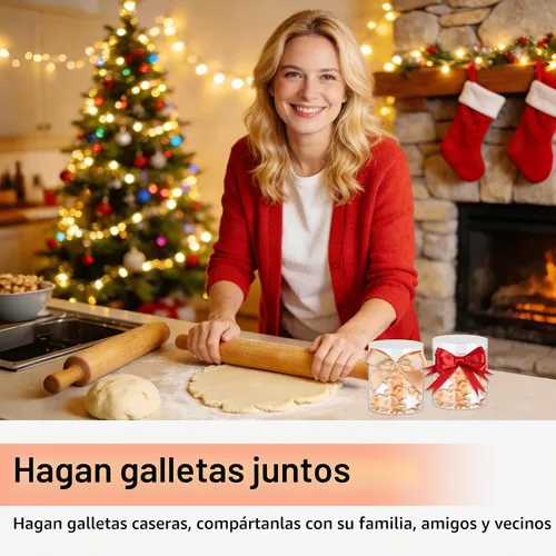 Vista 6 de SLifeJars Tarros de plástico transparente de 8 onzas, 24 frascos de comida redondos vacíos con tapas blancas, tarros de viaje de plástico