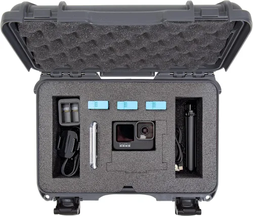 Vista 6 de NANUK 909 Funda rígida impermeable con inserto de espuma para GoPro Hero 9 y 10 - Grafito (909-GOPH97)