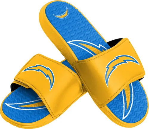 Vista 9 de FOCO mens NFL Team Logo Athletic Sport Shower Flip Flop Sandals Gel Slides