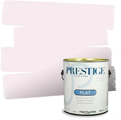 Vista 32 de Prestige Paints - Pintura exterior e imprimación en uno, 1 galón, plano, E500-P-A011GP