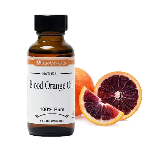 Vista 2 de LorAnn Aceite de naranja sanguina SS, sabor natural, botella de 1 onza