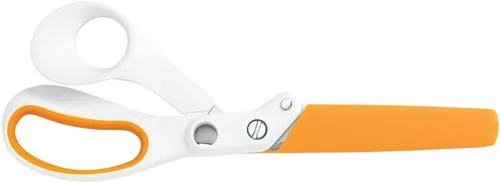 Vista 2 de Fiskars Tijeras de medios mixtos Amplify de 8 pulgadas, color blanco