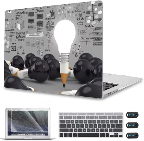 Vista 10 de CISSOOK Compatible con modelos de fundas para MacBook Air de 13 pulgadas: A1369 y A1466, versión anterior 2010-2017, carcasa rígida de plástico