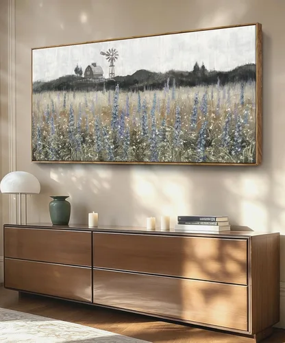 Vista 20 de Arte de pared para decoración de baño, imagen de playa azul, tema oceánico, impresión en lienzo de flores, pintura moderna de paisaje marino