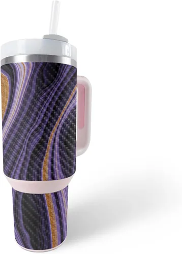 Vista 23 de MightySkins Skin - Vaso de vinilo compatible con Stanley The Quencher H2.0 FlowState de 40 onzas – Puppy Fall Funda protectora de vinilo duradera