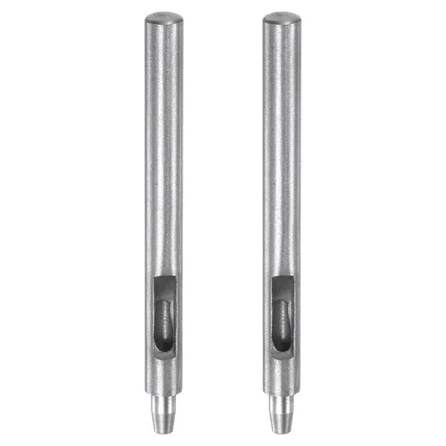 Vista 53 de HARFINGTON Perforadora de cuero de 0.020 in, recta, redonda, con ojales, remache a presión, fijador para cuero, artesanía, ropa, bolso, cortina