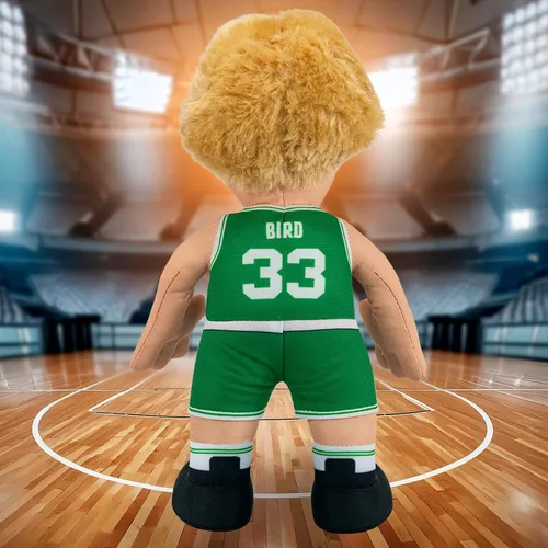 Vista 6 de Boston Celtics - Figura de peluche de Larry Bird de 10 pulgadas, una leyenda para jugar o exhibir