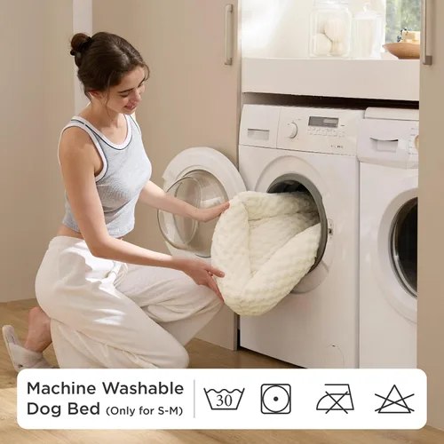 Vista 7 de Bedsure Linda cama lavable y esponjosa para gatos y gatitos de interior, 20 Gris