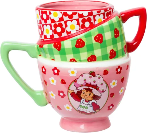 Vista 39 de Silver Buffalo Disney Alicia en el país de las maravillas Taza de té apiladas de cerámica esculpida en 3D, 20 onzas (591.4 ml)